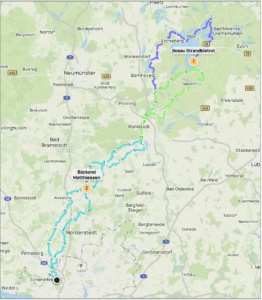 Brevet 2026 RR Strecken
